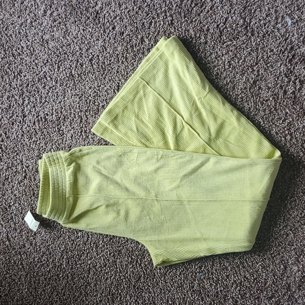 AERIE Womens Lime Corduroy Flare Pants